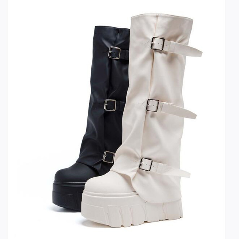Women'S Fashion Knee High Boots - Novo 2026 marca de moda outono