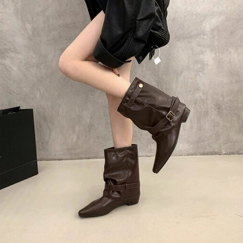 Botas de cano curto clássicas, - Women'S Fashion Korea avaliação e preço