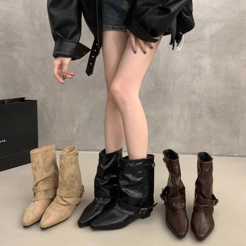 Botas de cano curto clássicas, - Women'S Fashion Korea avaliação e preço