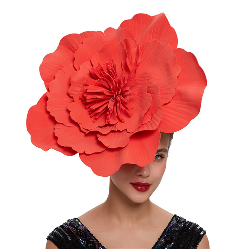New Large Flower Hair Band Bow - Women Fashion Photoshoot avaliação e preço
