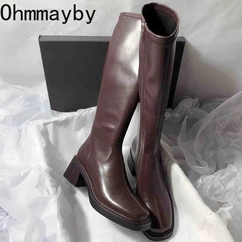 Vintage salto grosso feminino  - Women'S Fashion Korea avaliação e preço