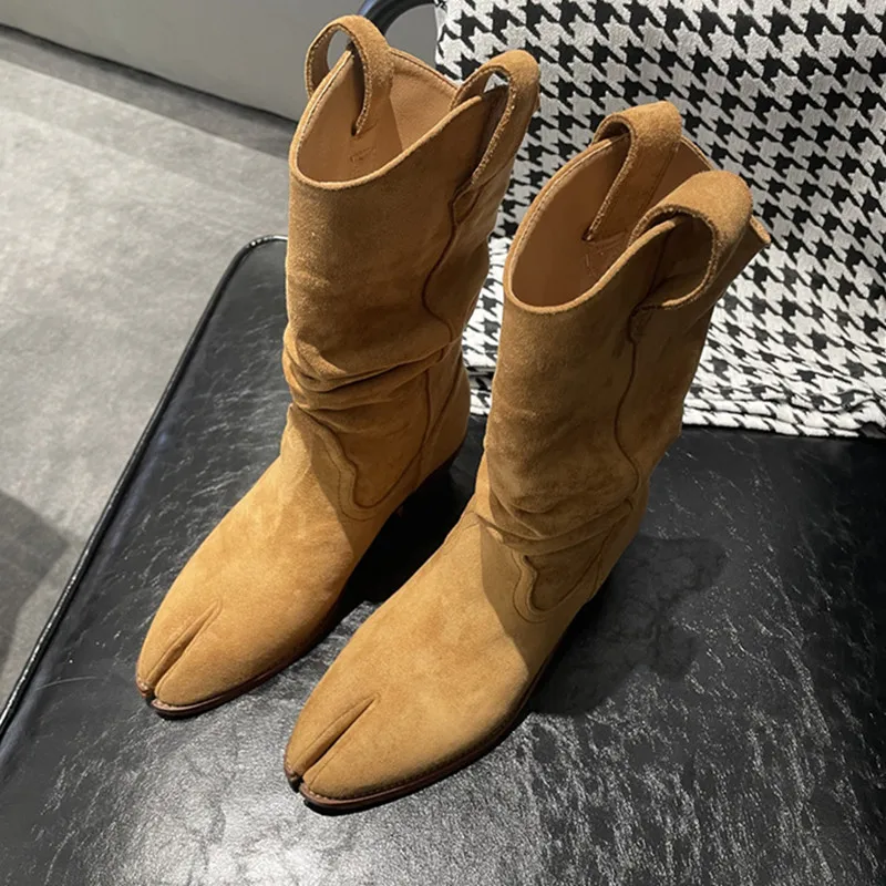 Moda vintage botas de dedos di - Women'S Fashion Korea avaliação e preço
