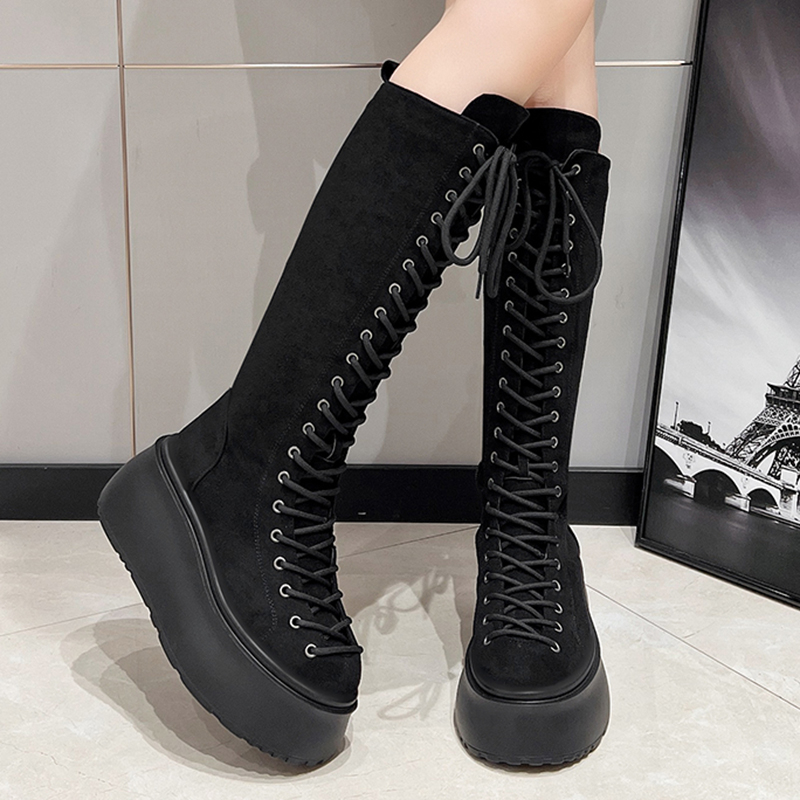 8cm moda cunha-salto borla mid - Women'S Fashion Korea avaliação e preço