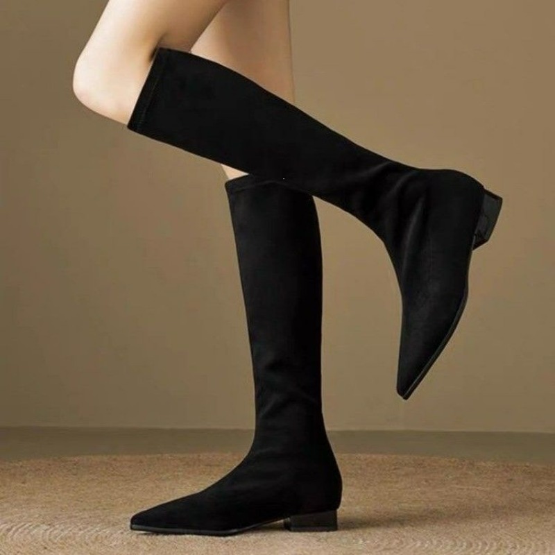 Botas Femininas de Cano Alto c - Women'S Fashion Korea avaliação e preço
