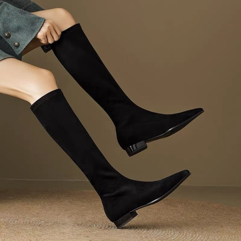 Botas Femininas de Cano Alto c - Women'S Fashion Korea avaliação e preço