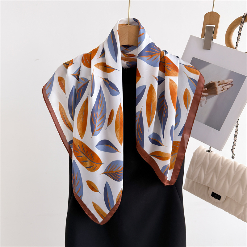 Marca de luxo impressão 70cm l - Women Fashion Necktie avaliação e preço