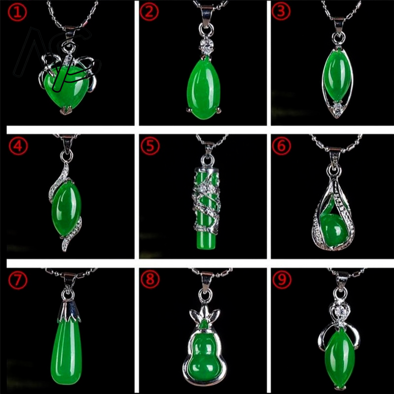 925 prata chinês verde jade go - Women'S Fashion Jewellery avaliação e preço